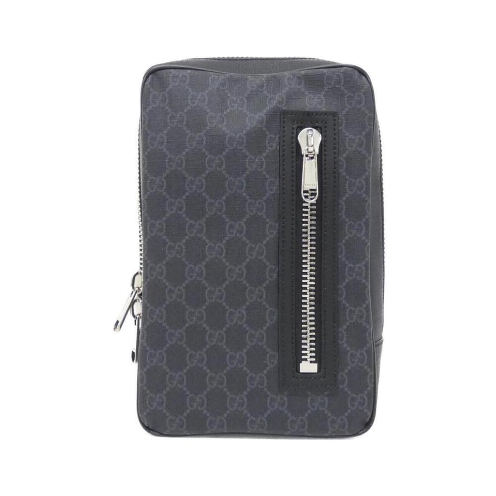Gucci GG Supreme Sling Bag black Gray monogram canvas